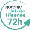 72 sata Gorenje i Hisense